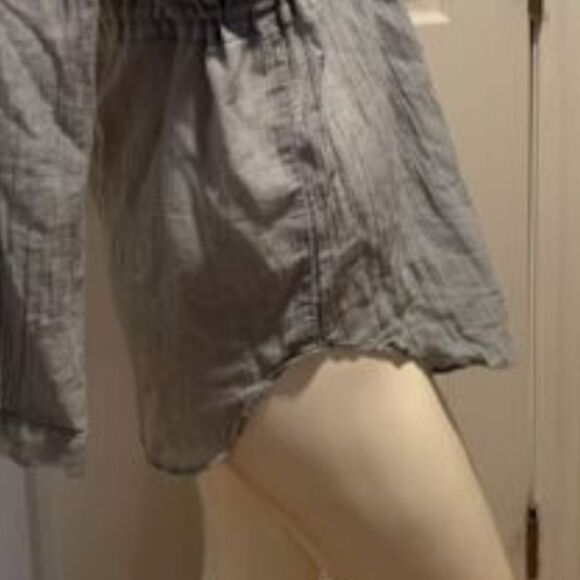 A.N.A. Women Button Front Drawstring Waist Tunic Blouse M - Picture 11 of 12